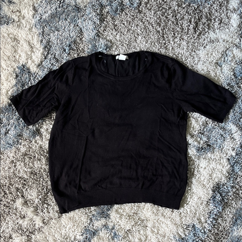 H&M Charcoal Knit Top